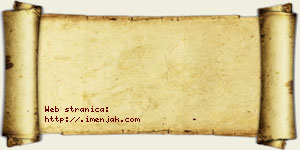 Jovana Stojadinović vizit kartica